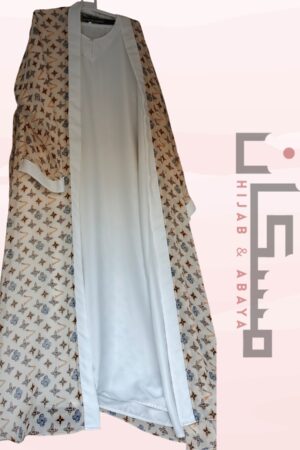 The Premium printed Butterfly Abaya Set