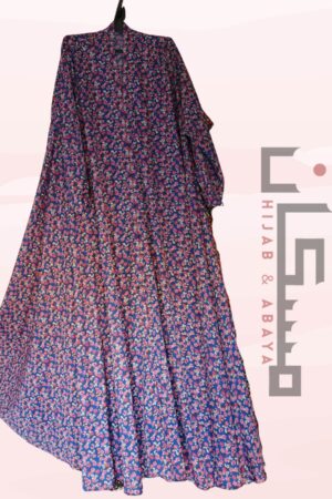 The Field of Bloom Printed Abaya